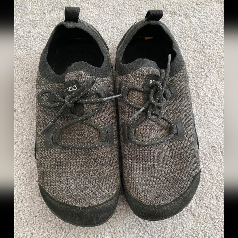 Xero Shoes Oswego Gray Knit Zero Drop Barefoot Shoes